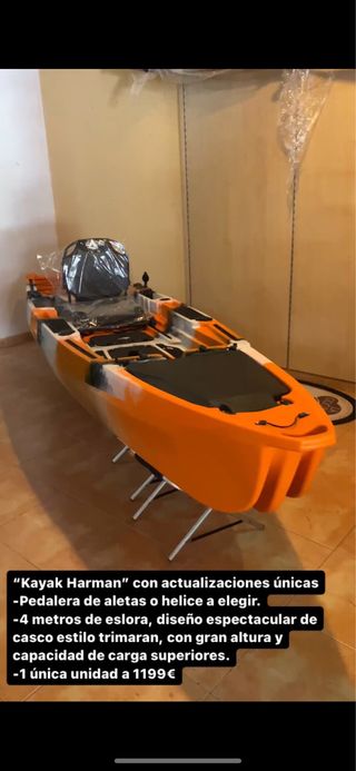 Kayak de pedales 396cm Fins Max Pro
