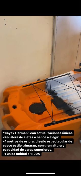 Kayak de pedales 396cm Fins Max Pro