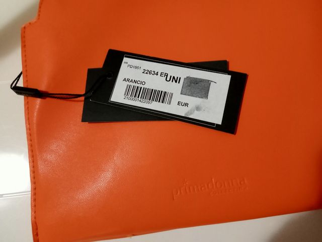 Pochette arancio Primadonna Nuova
