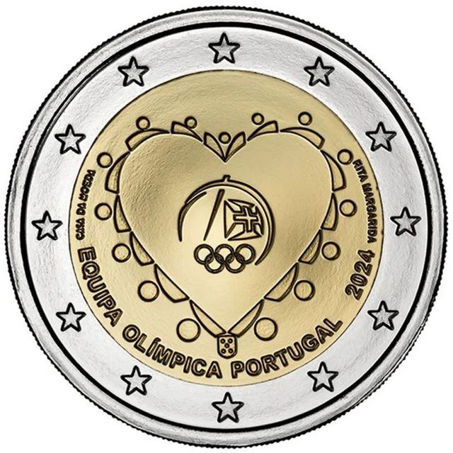 Moneda 2€ Portugal 2024"Equipo Olimpico"----SC.