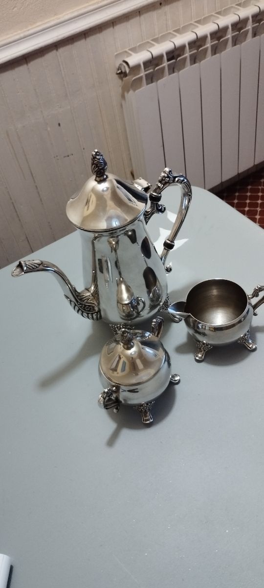 Juego de te de alpaca