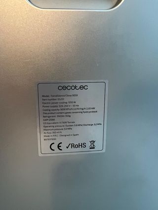 Aire Acondicionado deshumidificador Cecotec