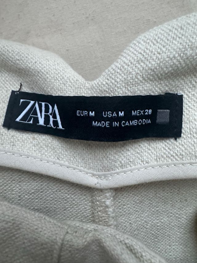 Pantalon lino zara