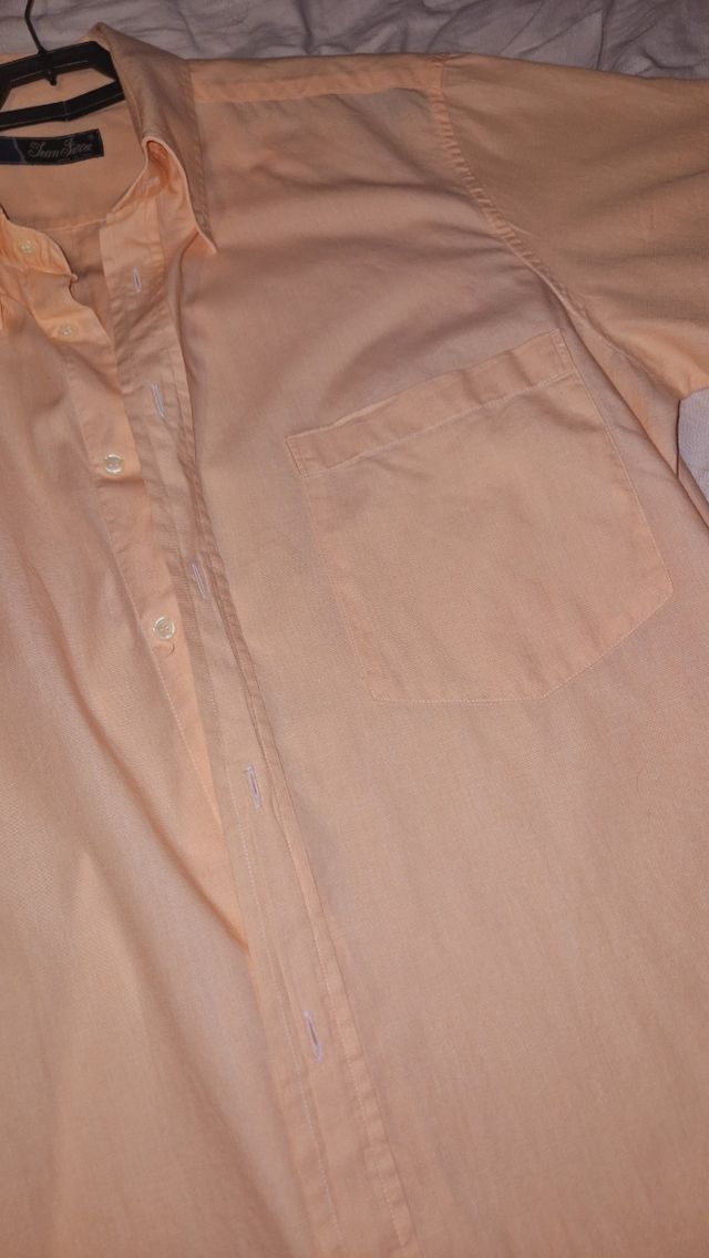 Camicia uomo salmone