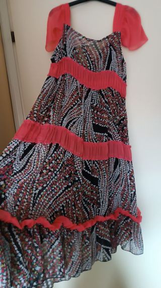 Abito lungo stile figlia dei fiori tg. XL