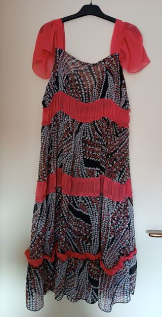 Abito lungo stile figlia dei fiori tg. XL