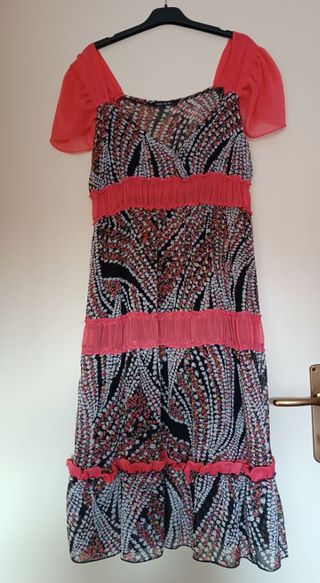 Abito lungo stile figlia dei fiori tg. XL