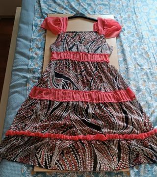 Abito lungo stile figlia dei fiori tg. XL