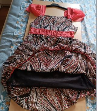 Abito lungo stile figlia dei fiori tg. XL