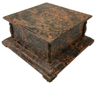 Antigua peana, repisa, pedestal, columna. Ver.
