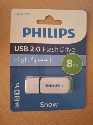 Usb Philips 8Gb a estrenar 