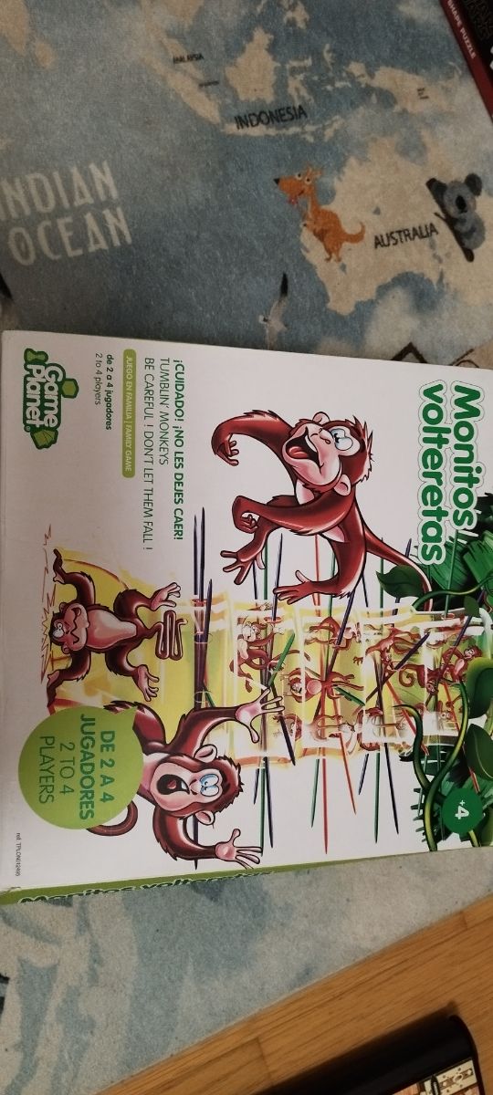 Juego de mesa monos voltereta