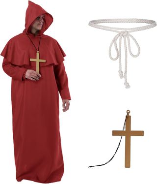 Disfraz de Monje Sacerdote Adulto Tallas M /L /XL