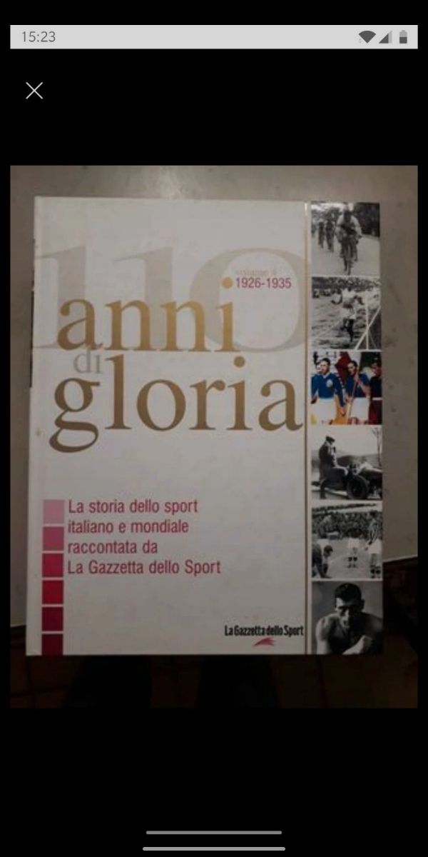 Anni di gloria la storia dello sport italiano