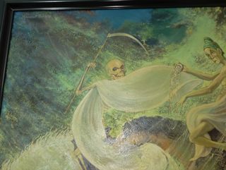 Cuadro oleo sobre lienzo Mariano Navarro