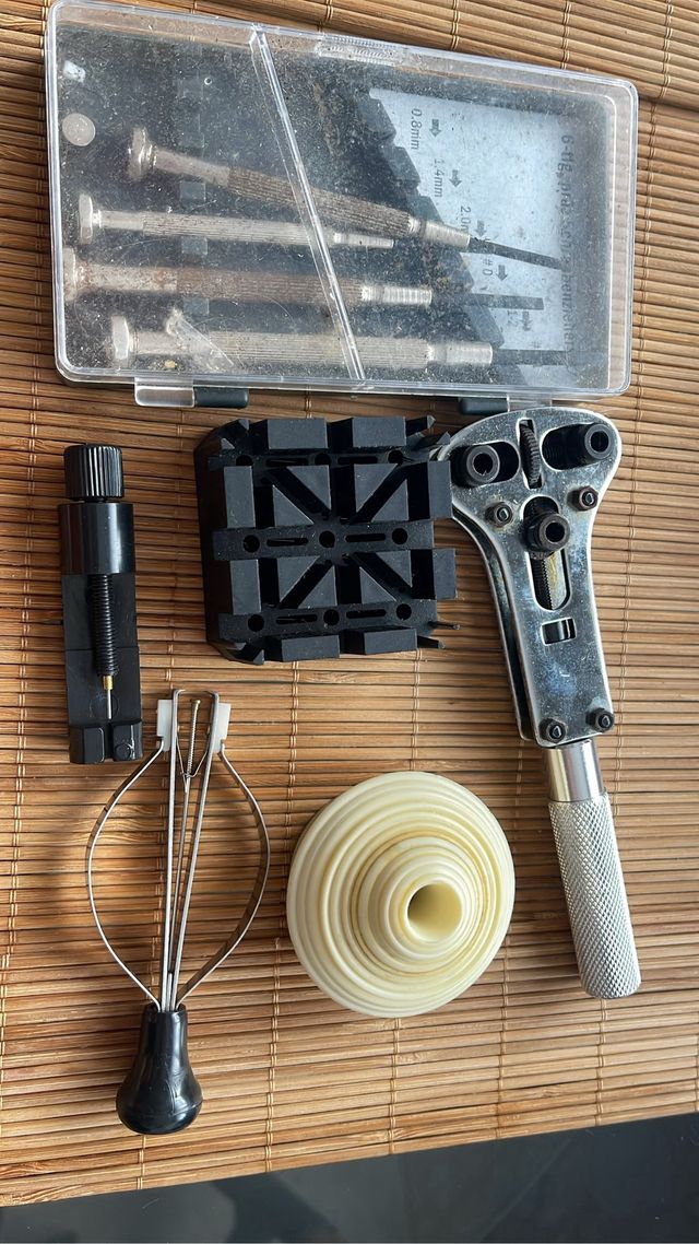 Herramientas relojero usadas