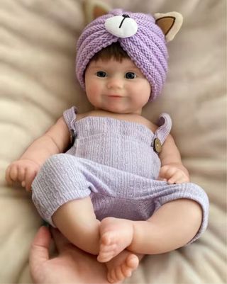 Bebe reborn silicona niña