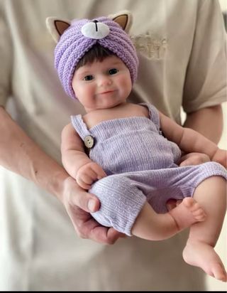 Bebe reborn silicona niña