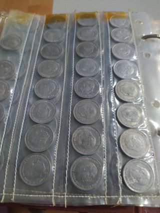 Monedas de 10 céntimos de peseta