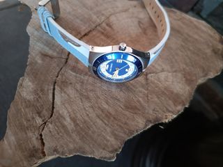 RELOJ TIME FORCE TF2945B ACERO Y CUERO