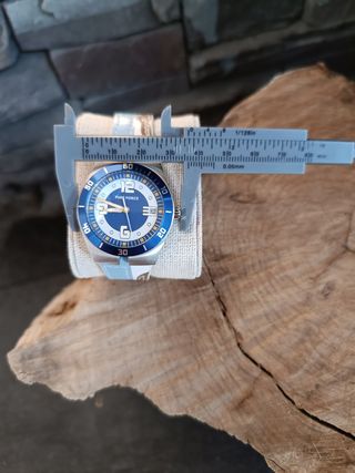 RELOJ TIME FORCE TF2945B ACERO Y CUERO