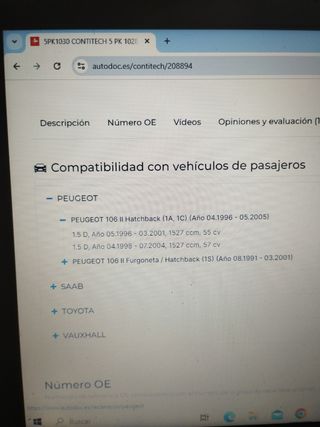 Correa auxiliar