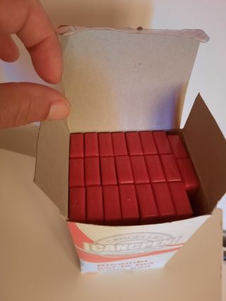 23 ricariche Canc pen rosse da 3 refil