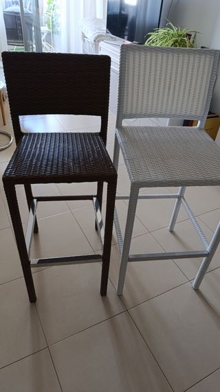 tavolo, sedie da bar per esterni