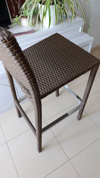 tavolo, sedie da bar per esterni