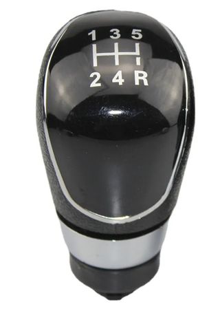 Pomo palanca cambios Ford Fiesta 5 vel. negro