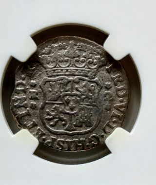 Moneda 2 Reales 1738 El Cazador Plata