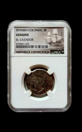 Moneda 2 Reales 1738 El Cazador Plata