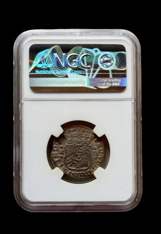 Moneda 2 Reales 1738 El Cazador Plata