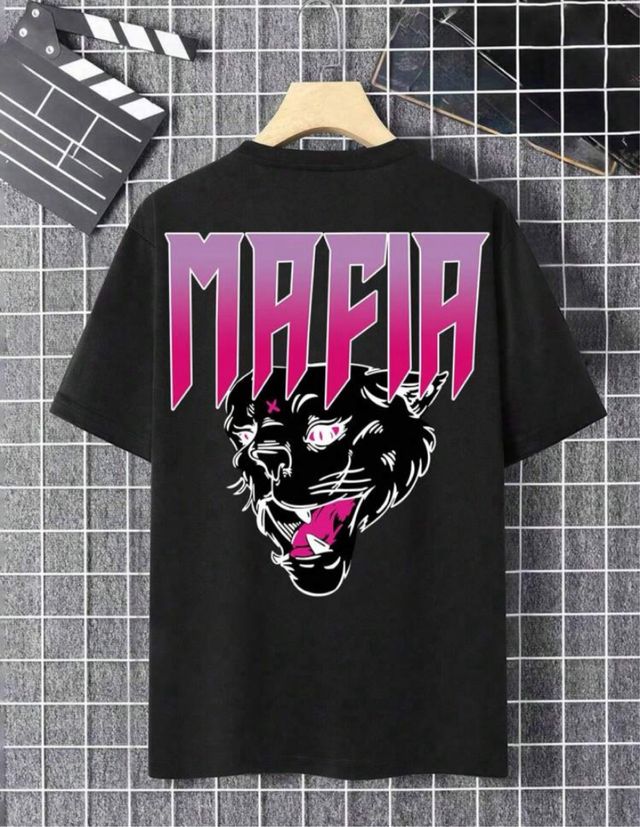 Camiseta XL estampada Mafia
