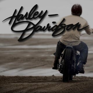 Pegatina Vinilo Harley Davidson
