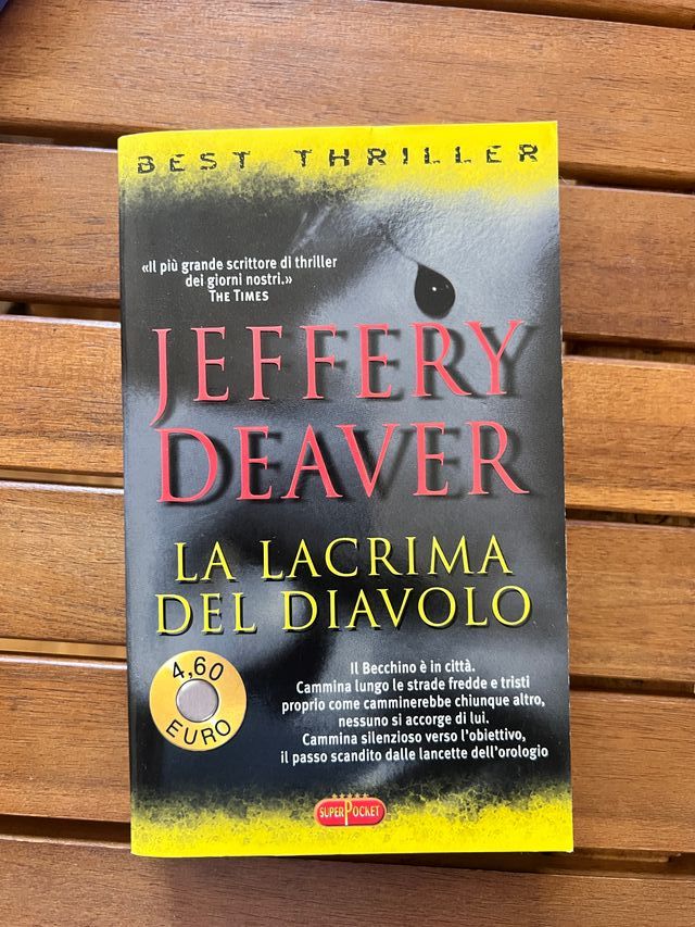 Libro "la lacrima del diavolo" di Jefery Deaver
