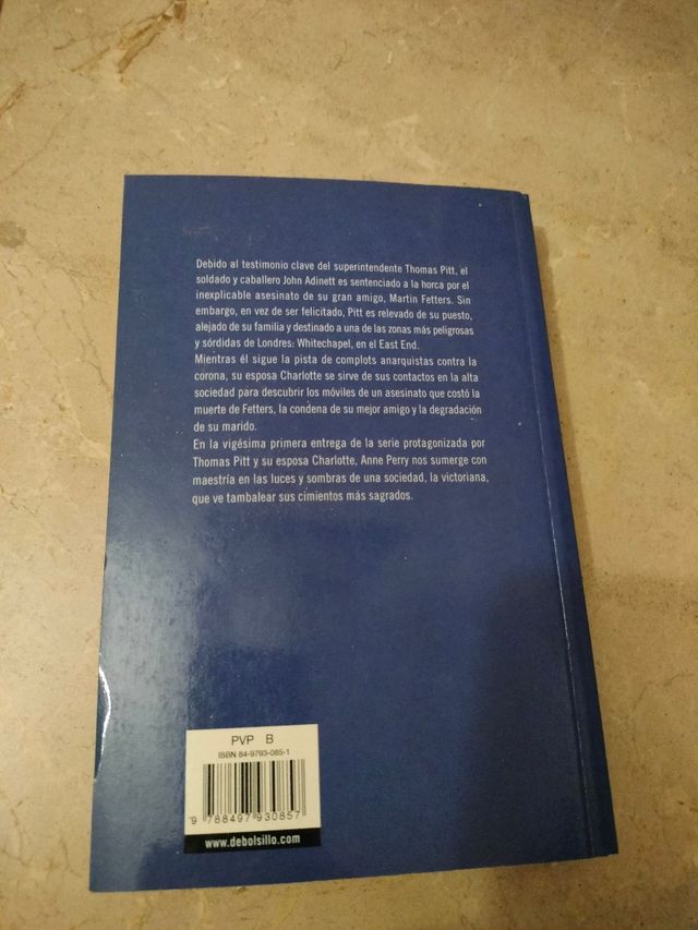 Libro 'El complot de Whitechapel'