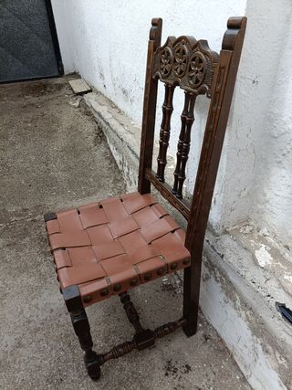 Sillas de madera