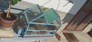 gabbia per uccelli artigianale