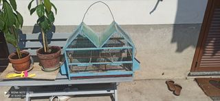 gabbia per uccelli artigianale