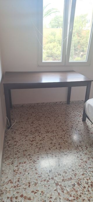 Mesa grande marrón 135×80 cm