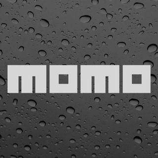 Logo Momo calcomanía troquelada pegatina