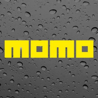 Logo Momo calcomanía troquelada pegatina