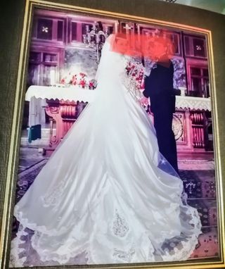 Vestido de novia completo