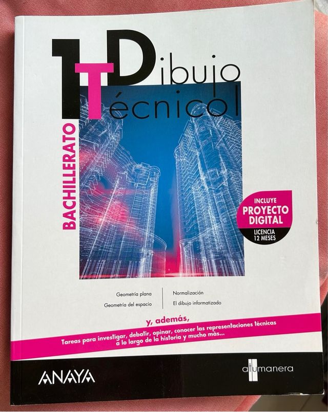 Libro de Dibujo Técnico 1 bachillerato .Anaya