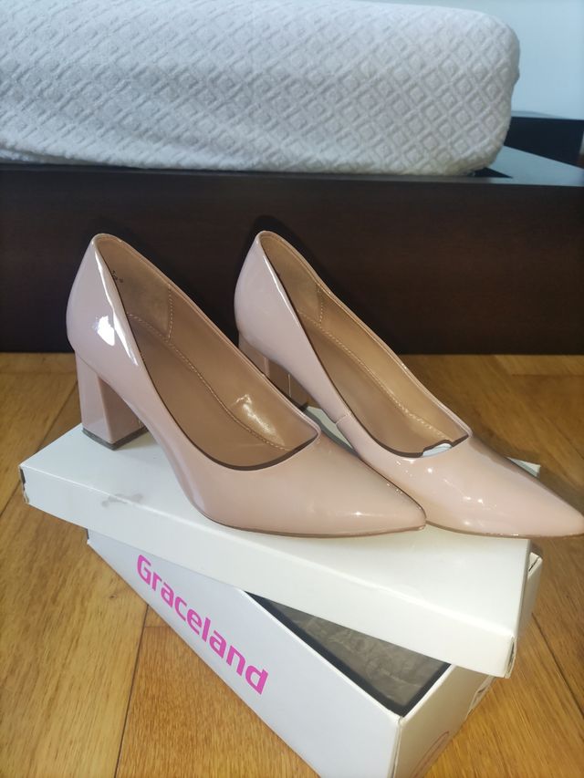 Scarpe décolleté rosa cipria