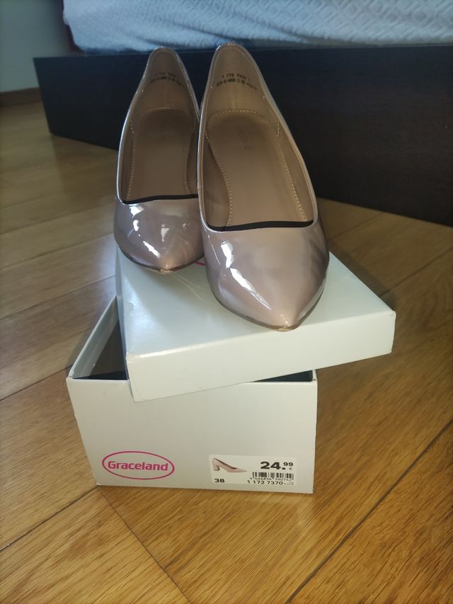 Scarpe décolleté rosa cipria