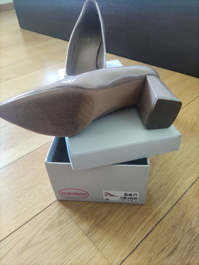 Scarpe décolleté rosa cipria