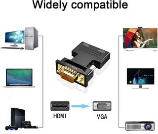 Conversor VGA a HDMI+Audio