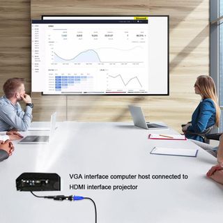 Conversor VGA a HDMI+Audio